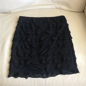 NWT Max Studio Ruffle Mini Skirt Sz S